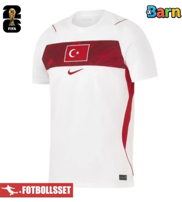 Turkiet Bortatröja Barn VM 2026 Kortärmad (+ Korta byxor)